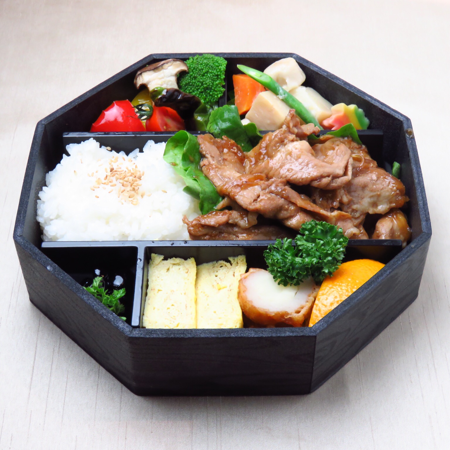 梅山豚の生姜焼き弁当