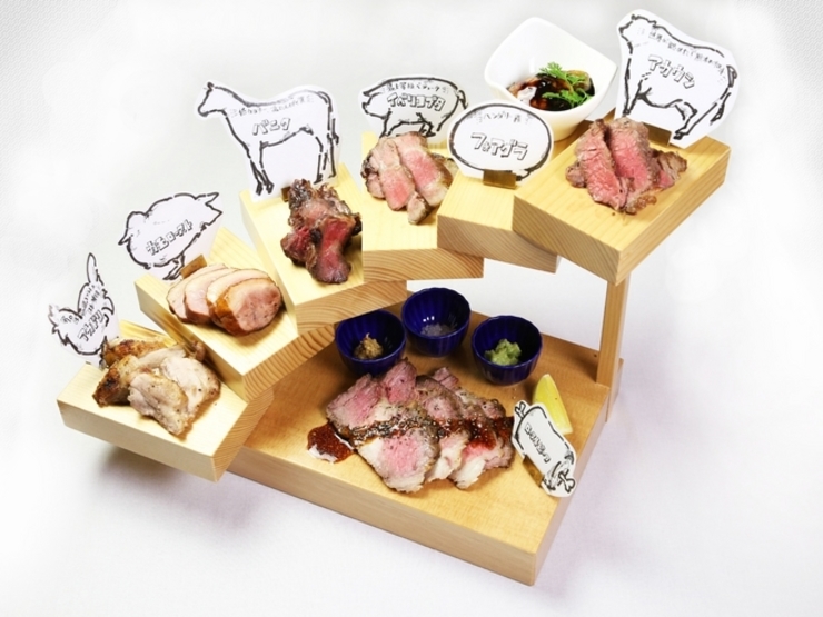 おすすめ お肉ビストログルマン三年坂 お肉の階段
